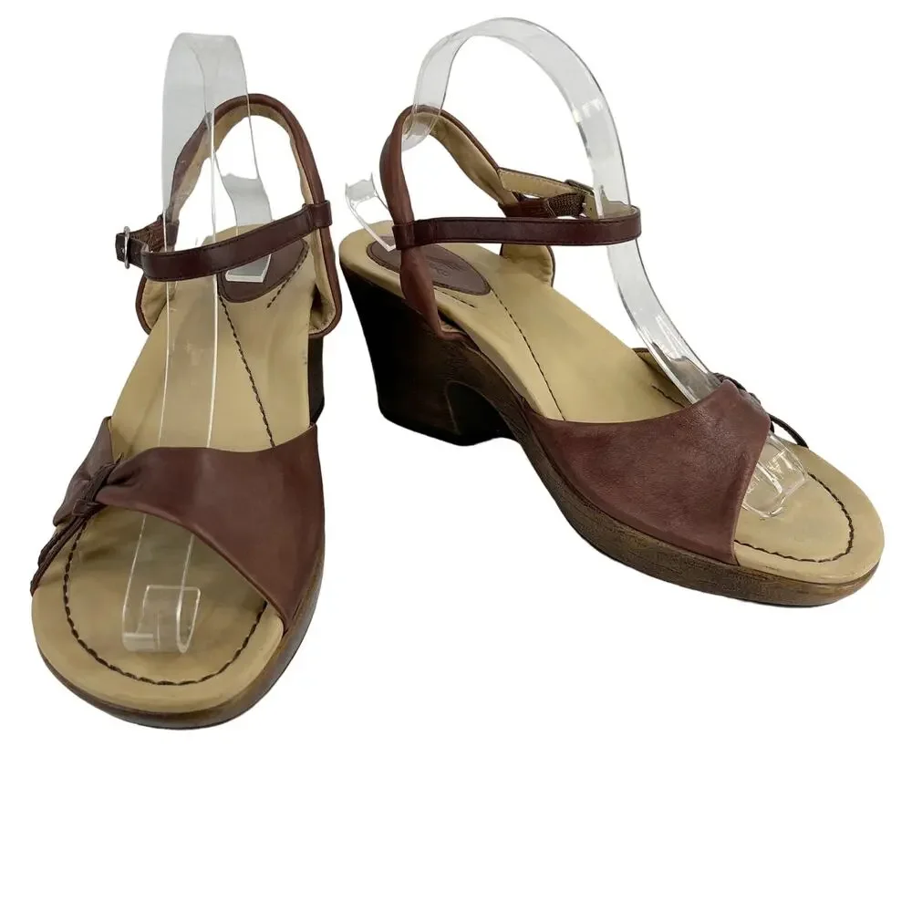 Dansko Sandals Naomi EUR 41 Brown Ankle Strap Slingback 3